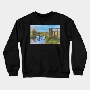 A Watering Place On The River Pang Crewneck Sweatshirt